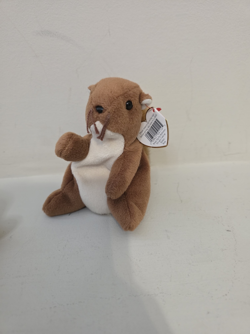 Ty Brown and Cream Plush Squirrel